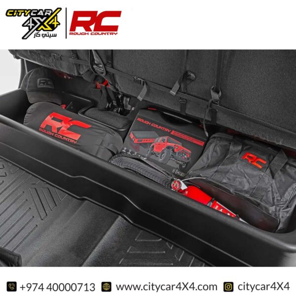 ROUGH COUNTRY Under Seat Storage Box 2019-24 GMC & Chevy 1500