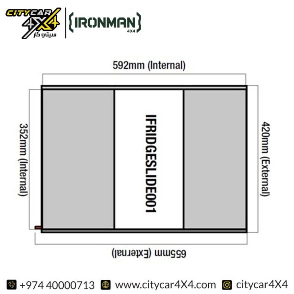 IRONMAN 4x4 Fridge Slide