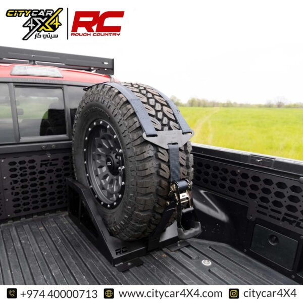 ROUGH COUNTRY Bed Mount Spare Tire Carrier