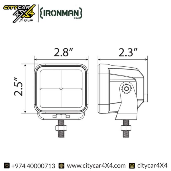 IRONMAN 4×4 LED Cube Light