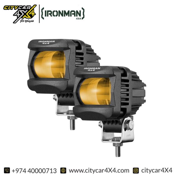 IRONMAN 4×4 2-Inch 10W LED Fog Lights Amber