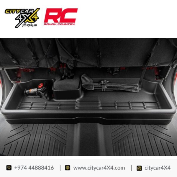 ROUGH COUNTRY Under Seat Storage Box 2019-23 GMC & Chevy 1500