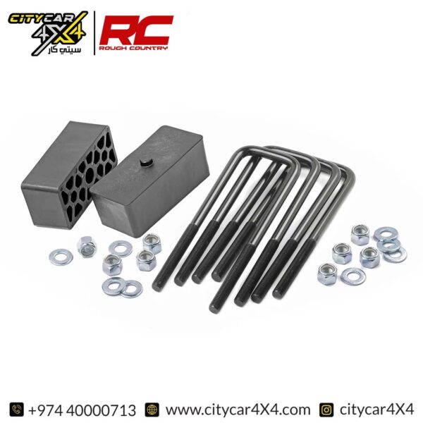 ROUGH COUNTRY 2 Inch Block and U-Bolt Kit