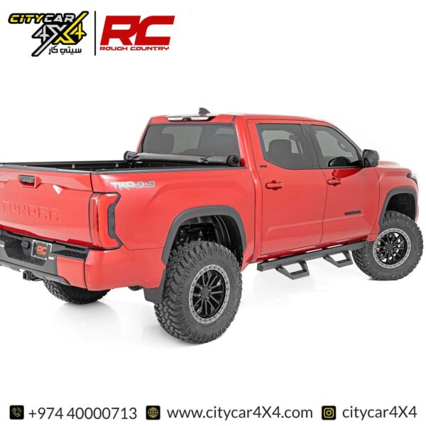 ROUGH COUNTRY SRX2 Adj Aluminum Step 2022-24 Toyota Tundra Crew Cab