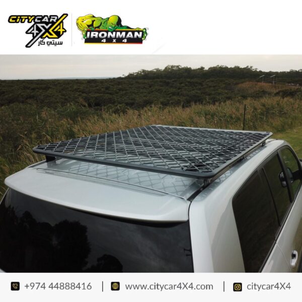 Ironman 4x4 Alloy Flat Top Roof Rack 2008-2021 Toyota Land Cruiser