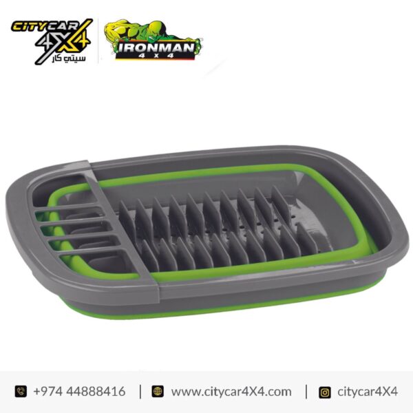 IRONMAN 4x4 Collapsible Dish Rack with Tray