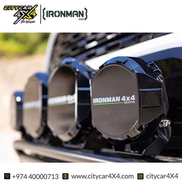 IRONMAN 4×4 7-Inch Scope LED Driving Light Covers (Black)