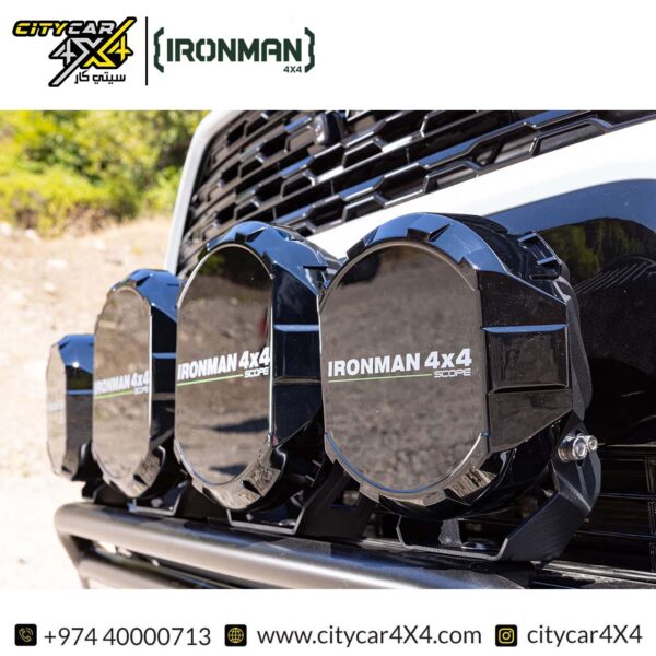 IRONMAN 4×4 7-Inch Scope LED Driving Light Covers (Black)