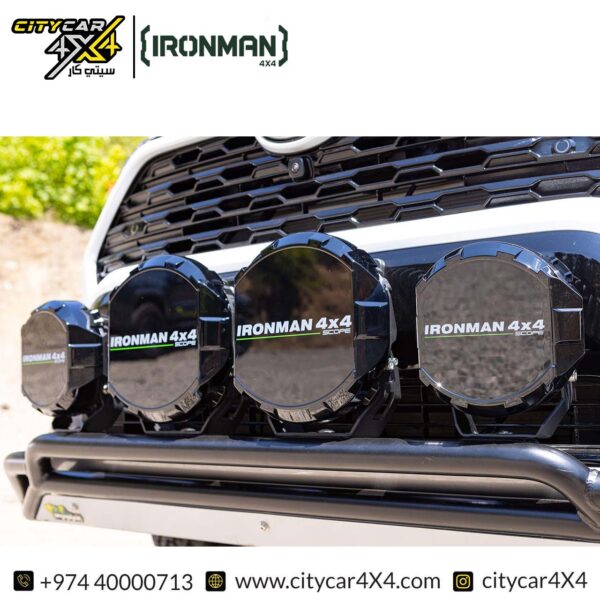 IRONMAN 4×4 7-Inch Scope LED Driving Light Covers (Black)