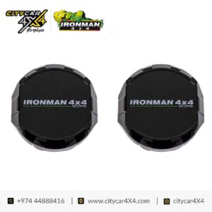 IRONMAN 4×4 Scope LED Driving Light Covers (Black)