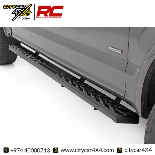 ROUGH COUNTRY BA2 Running Board 2015-24 Ford F-150