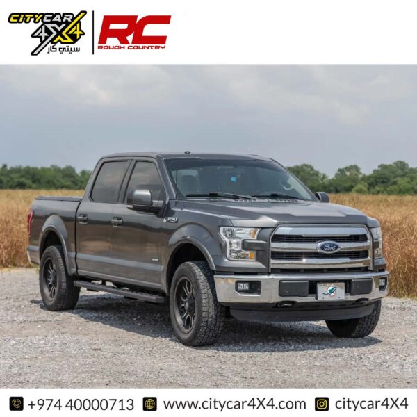 ROUGH COUNTRY BA2 Running Board 2015-24 Ford F-150