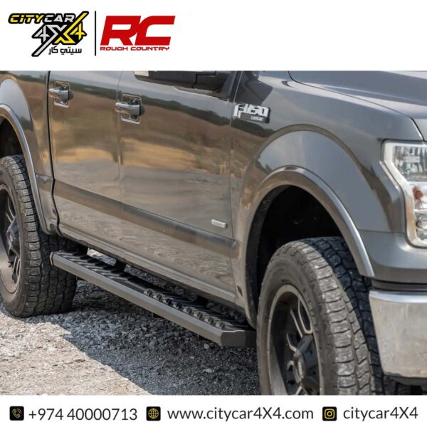 ROUGH COUNTRY BA2 Running Board 2015-24 Ford F-150