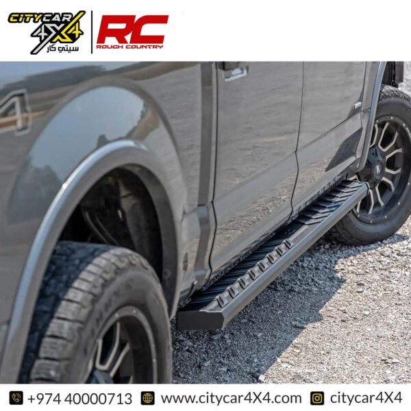 ROUGH COUNTRY BA2 Running Board 2015-24 Ford F-150