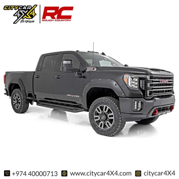 ROUGH COUNTRY Pocket Style Fender Flares 2020-24 GMC Sierra 2500/3500 HD