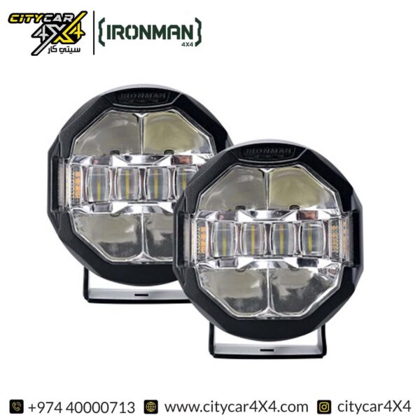 IRONMAN 4×4 5-Inch Scope LED Driving Lights (Spot)