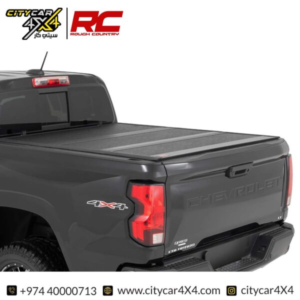 ROUGH COUNTRY Hard Low Profile Bed Cover 2015-25 GMC Canyon & Chevy Colorado Crew Cab