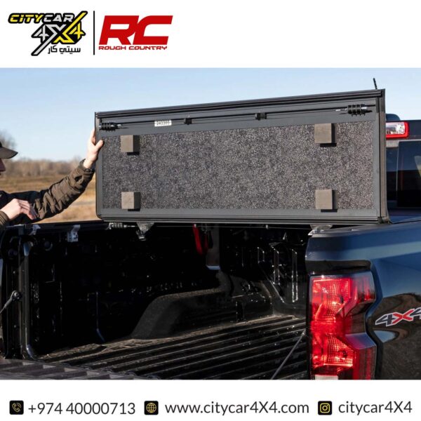 ROUGH COUNTRY Hard Low Profile Bed Cover 2015-25 GMC Canyon & Chevy Colorado Crew Cab