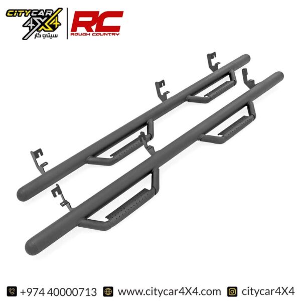 ROUGH COUNTRY Oval Nerf Step 2015-25 GMC Canyon & Chevy Colorado Crew Cab