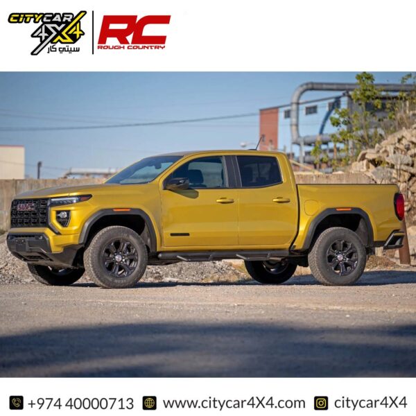 ROUGH COUNTRY Oval Nerf Step 2015-25 GMC Canyon & Chevy Colorado Crew Cab