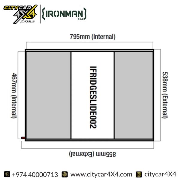 IRONMAN 4x4 Fridge Slide